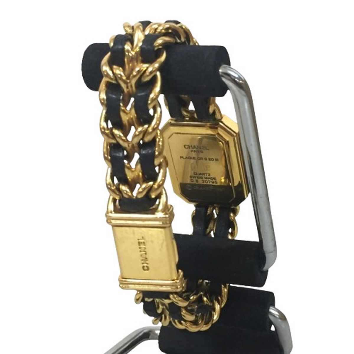 CHANEL シャネル プルミエール Lサイズ クォーツ ブラック文字盤