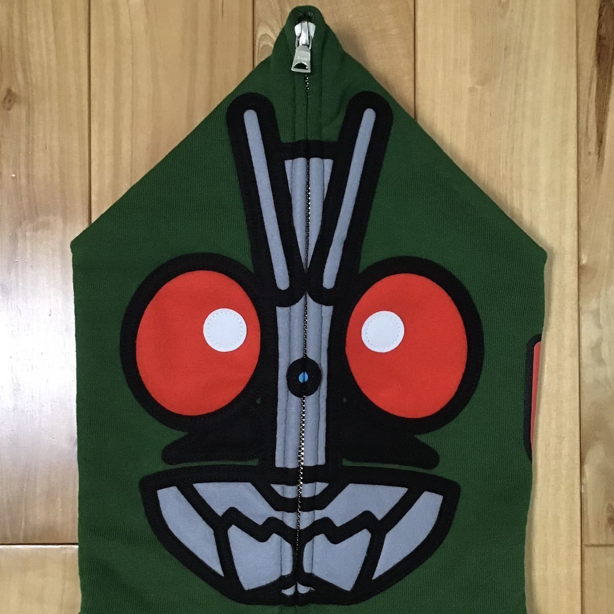 BAPE 仮面ライダー パーカー a bathing ape ベイプ エイプ - メルカリ