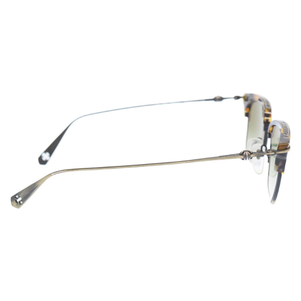 クロムハーツ　クロスボールハーフリムスクエアサング Chrome Hearts - クロムハーツ SLUNTRADICTION I クロスボール