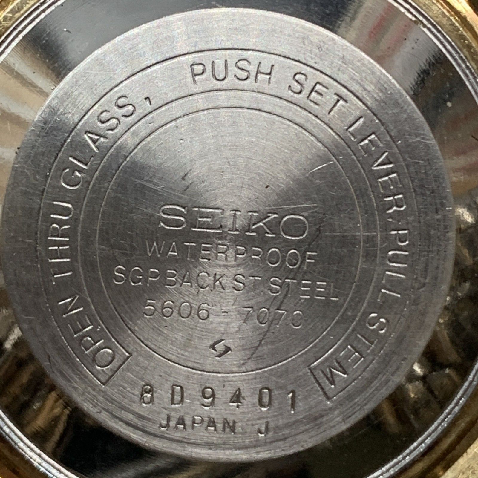 O329 可動 セイコー ロードマチック 5606-7070 デイデイト ゴールド