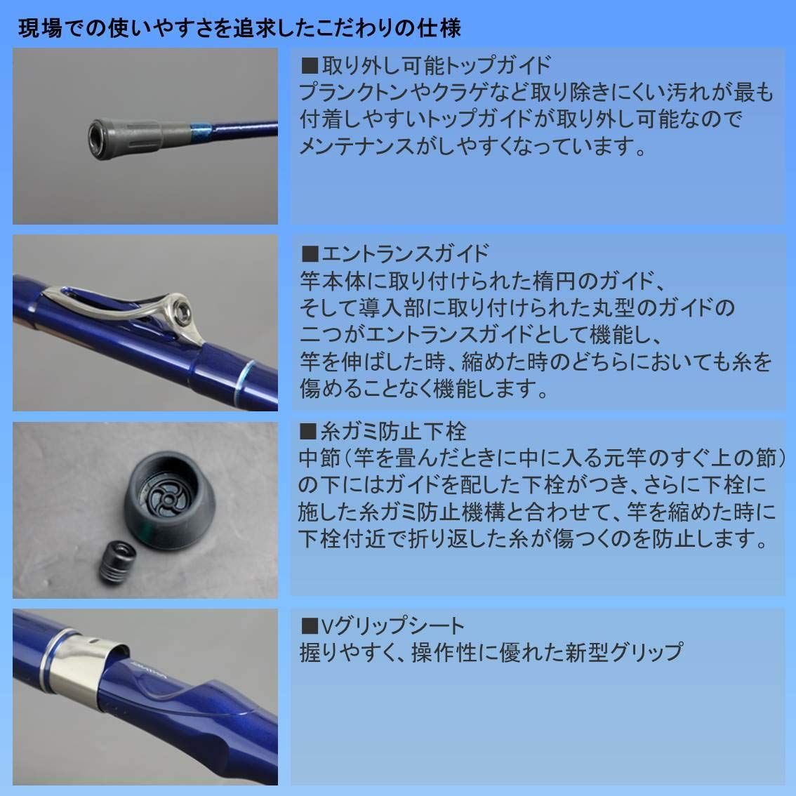 ダイワ(DAIWA) 船ロッド インターライン シーパワー73 120-270