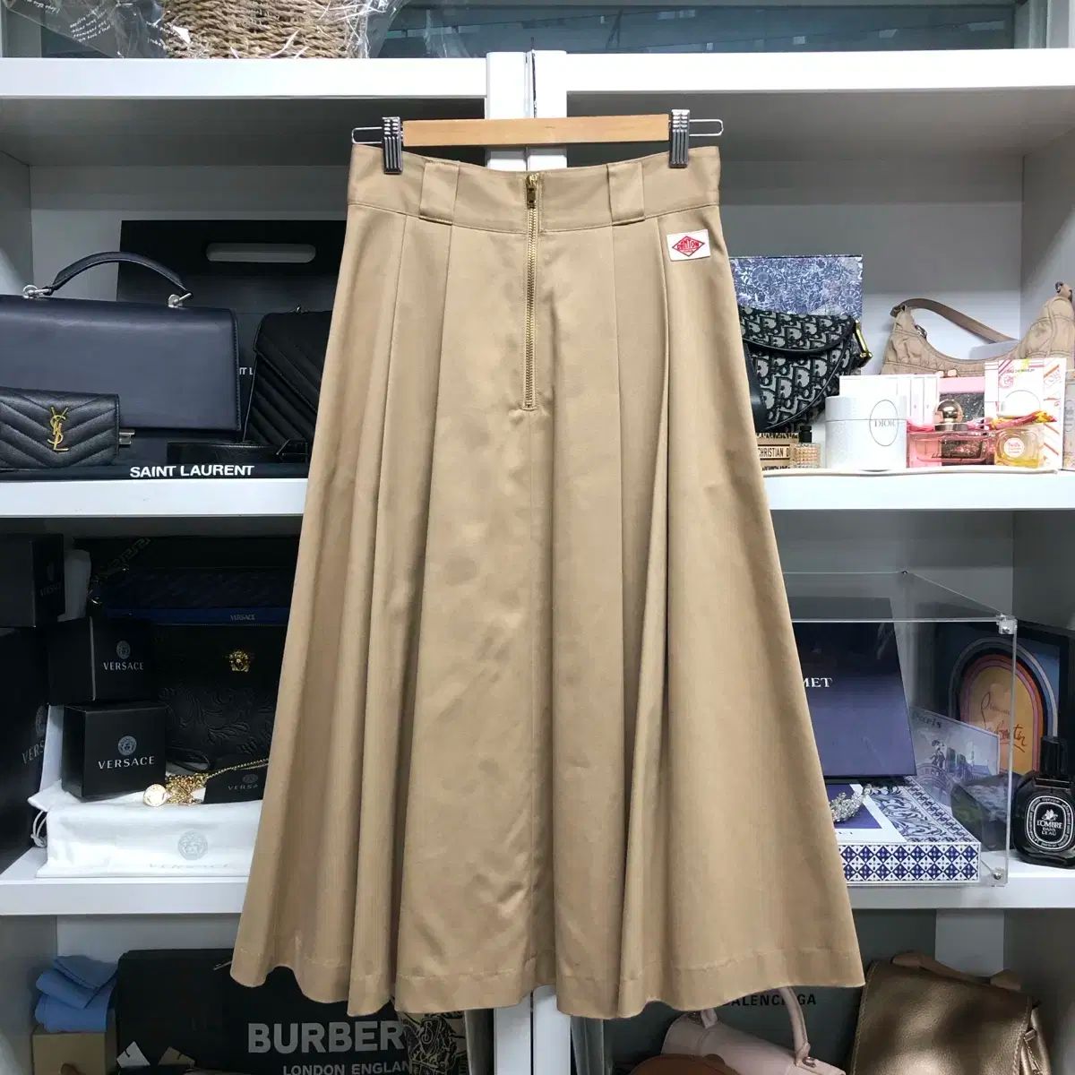 DANTON ダントン レディース タックロングスカート［JD-5053WTC