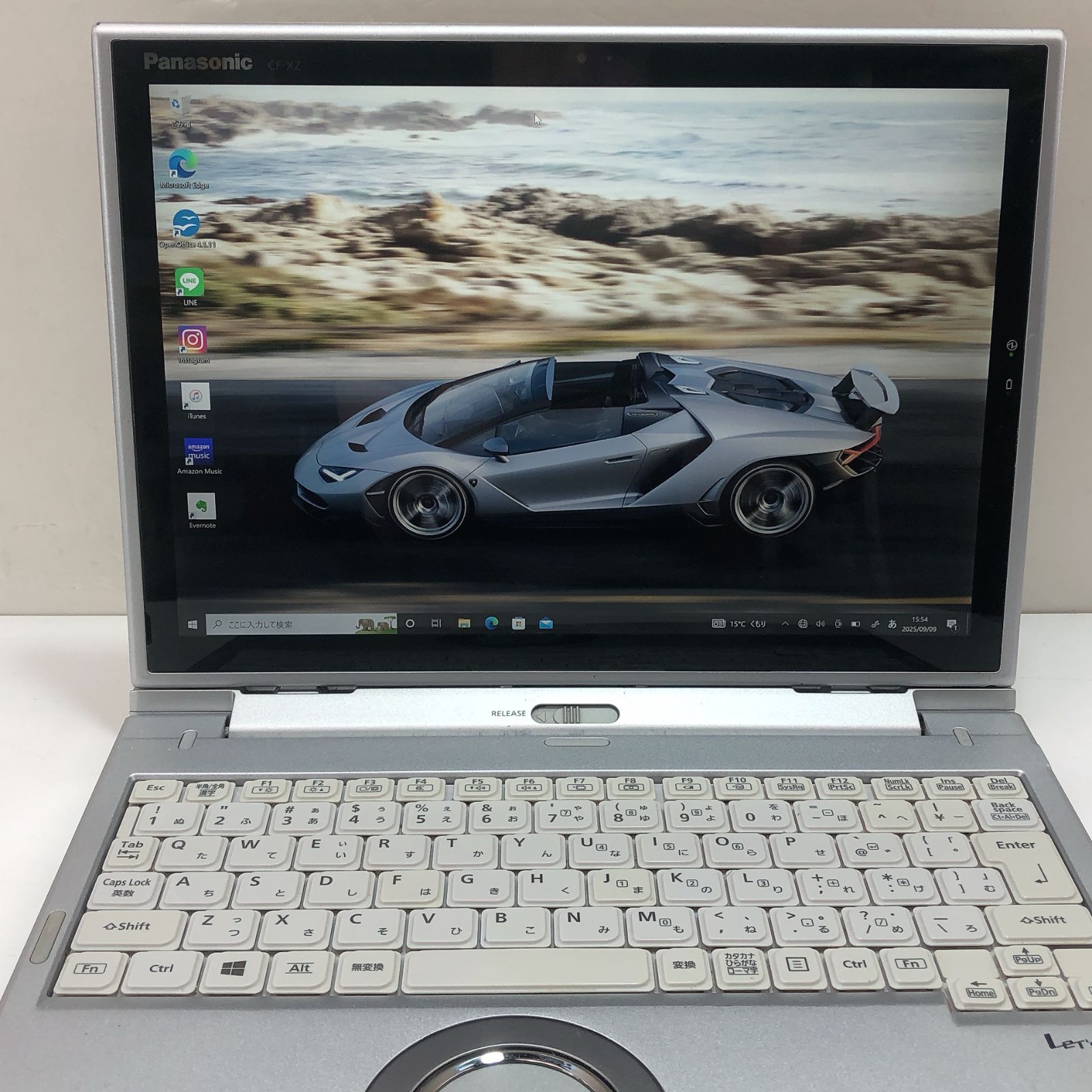 訳ありパナソニックxz6ノートパソコン高速SSD換装office2019付 整備