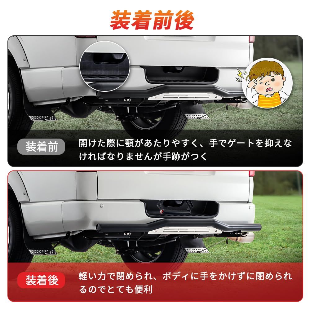 新品 「新登場モデル」北澤商事 ハイエース200系 専用 リアゲート開閉