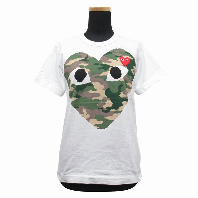 美品 プレイコムデギャルソン PLAY COMME des GARCONS カモフラ 迷彩