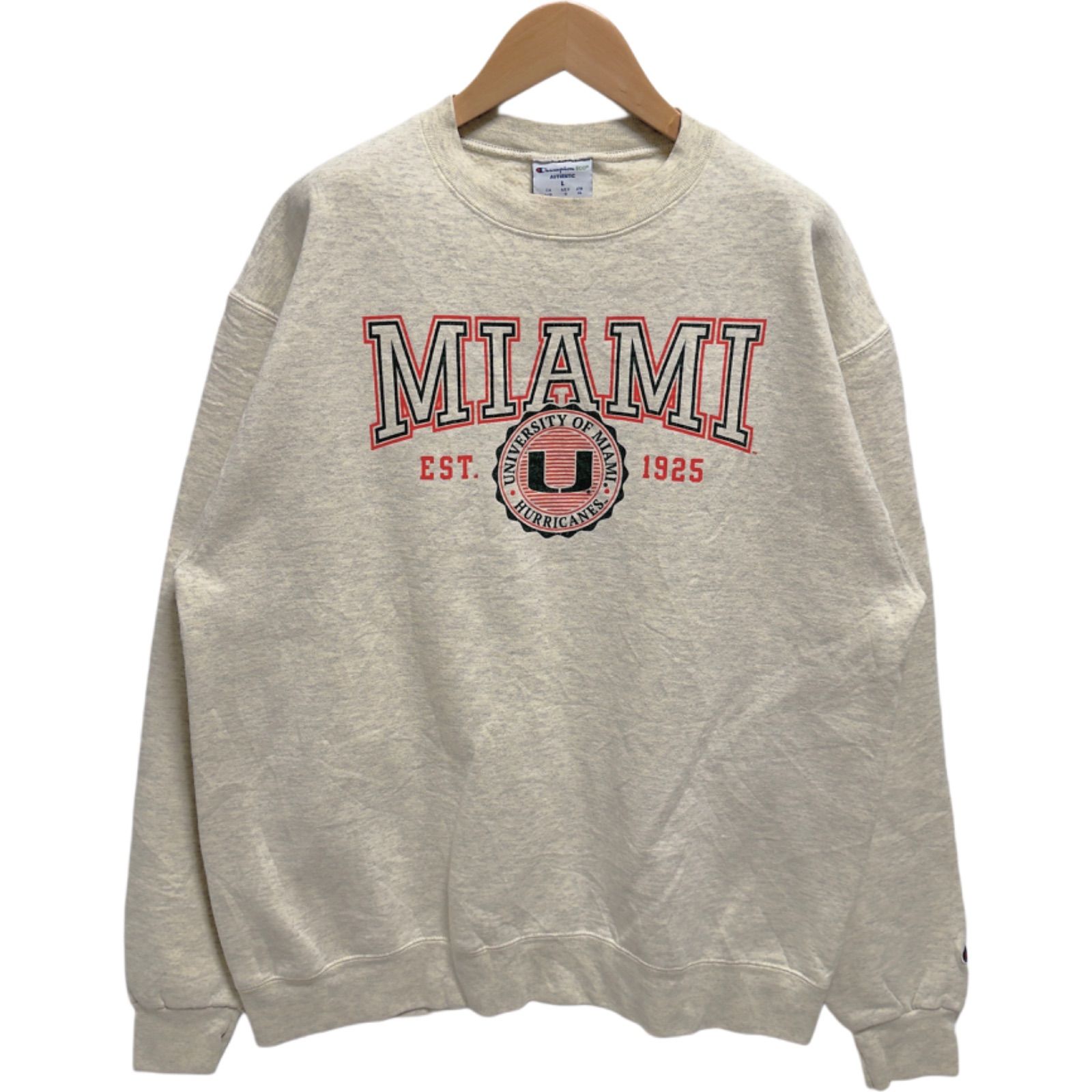 Champion MIAMI トレーナー L グレー Champion MIAMI トレーナー L グレー