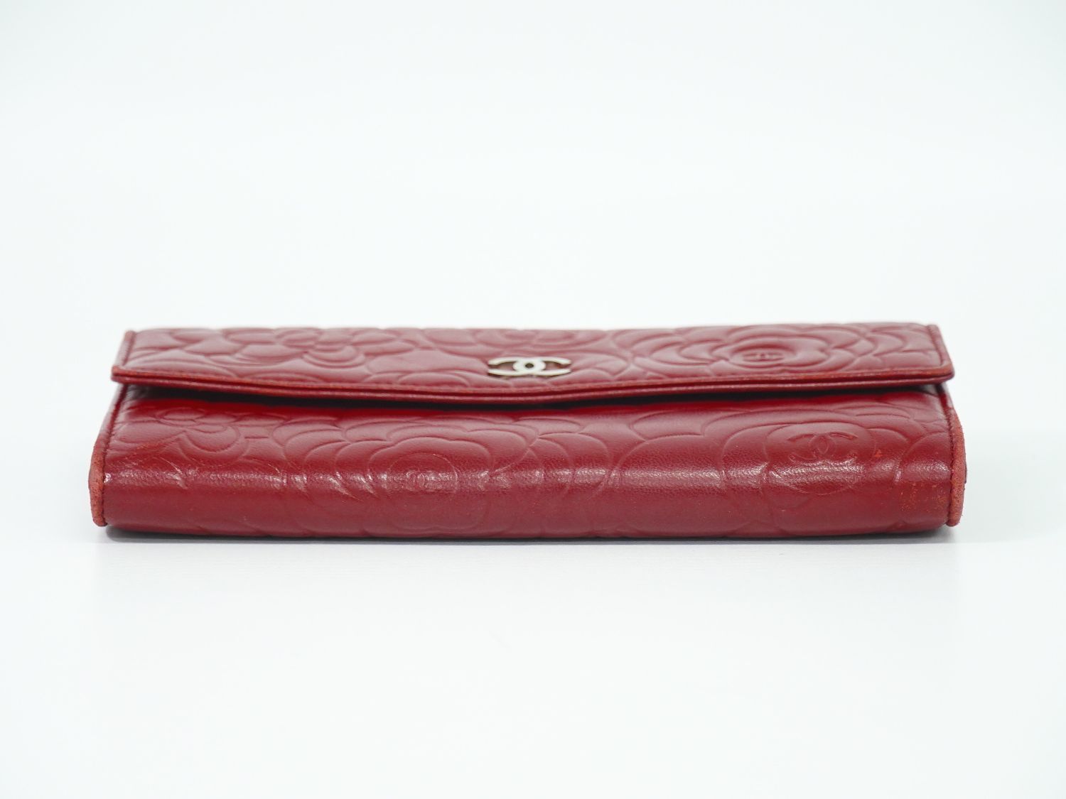本物 シャネル CHANEL ココマーク カメリア 長財布 ロングウォレット  