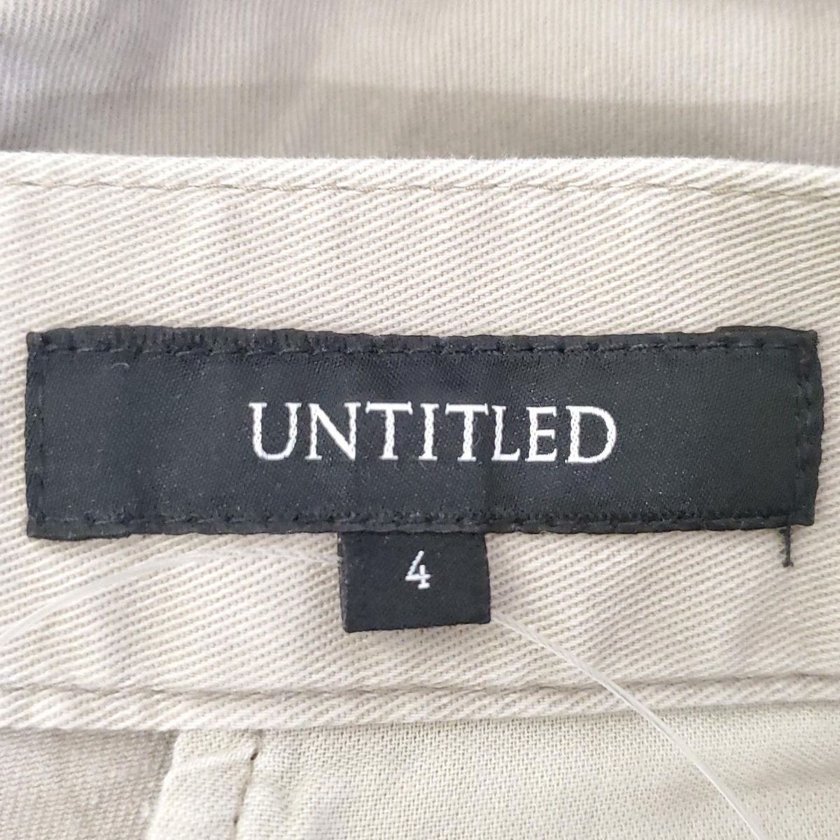 UNTITLED(アンタイトル) パンツ サイズ4 XL レディース