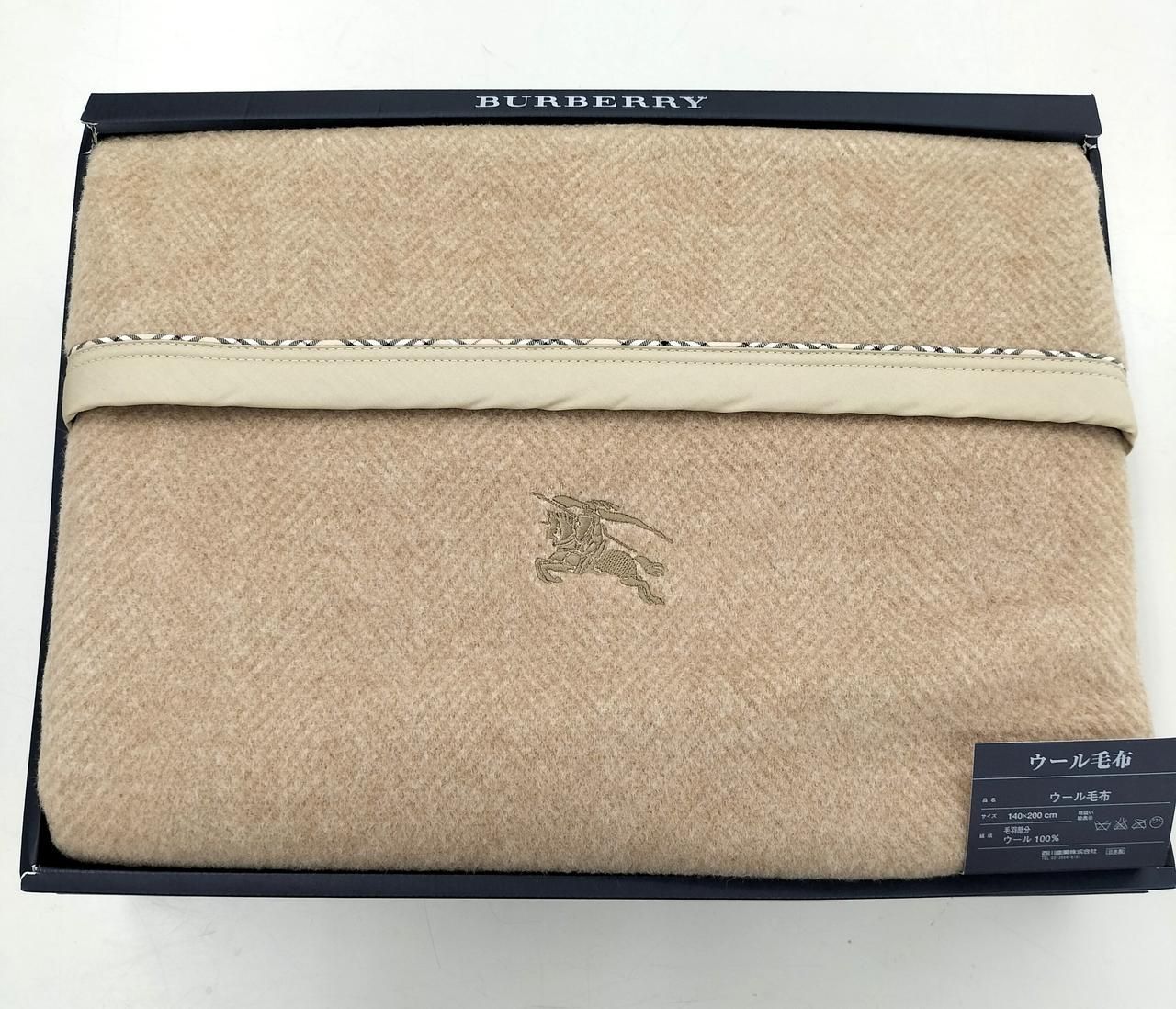 BURBERRY ウール毛布 BURBERRY wool blanket