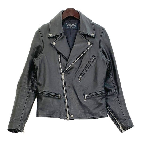 値下げ❗️UNITED ARROWS ライダースジャケット　ラムレザー　38 極美品】 UNITED ARROWS ライダース ジャケット ラムレザー 38 羊革 黒