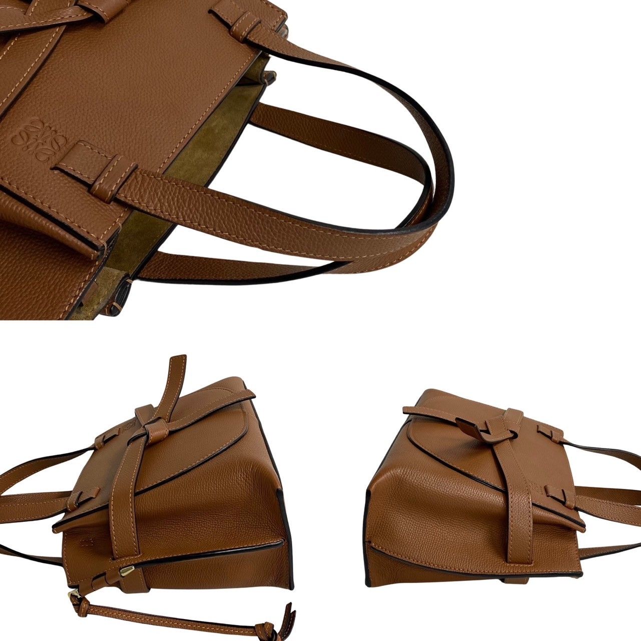 ほぼ未使用 袋付 LOEWE ロエベ ゲート トップハンドル ミニ