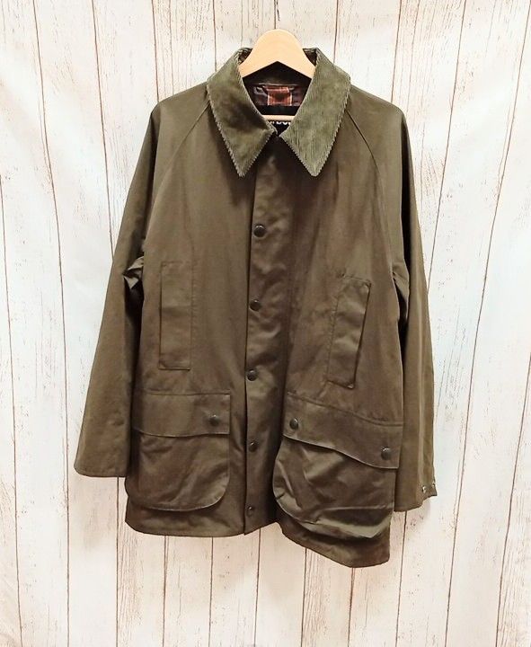 Barbour 23AW BEAUFORT 232MCAS079 ノンオイル サイズ42(L~XL)バブアー ビューフォート グリーン メンズ トラッド インポート