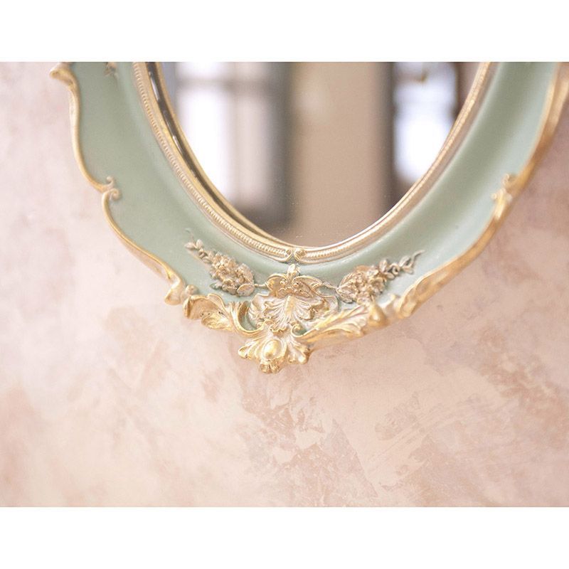 鏡 壁掛け鏡 アンティーク ミラー ロココデコ ウォールミラー