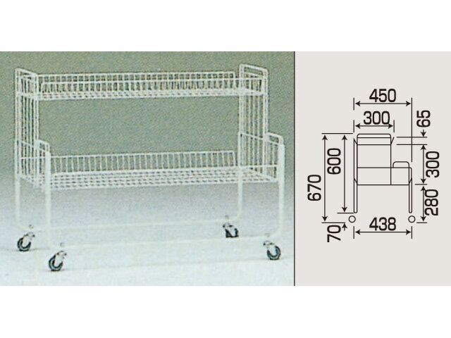 業務用 ネットラック 什器 陳列台 店舗 ｜ライトスタンド  900×450×670