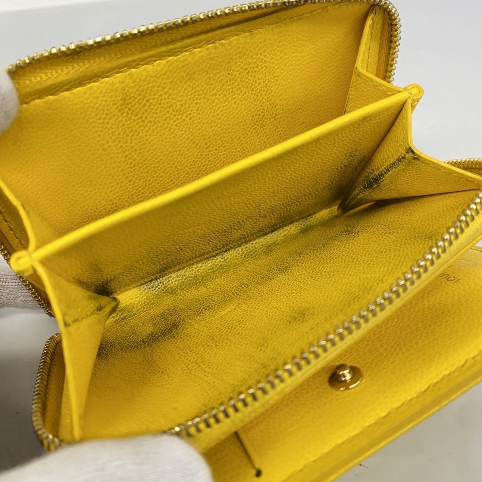 ルイヴィトン ポルトフォイユ マリルーロン イエロー系 ルイヴィトン LOUIS VUITTON 財布 三つ折り ポルトフォイユ