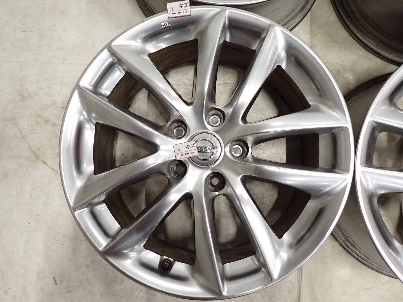 4本SET 会社宛 送料無料 17×7.5J 日産 純正 アルミ ホイール 5穴 