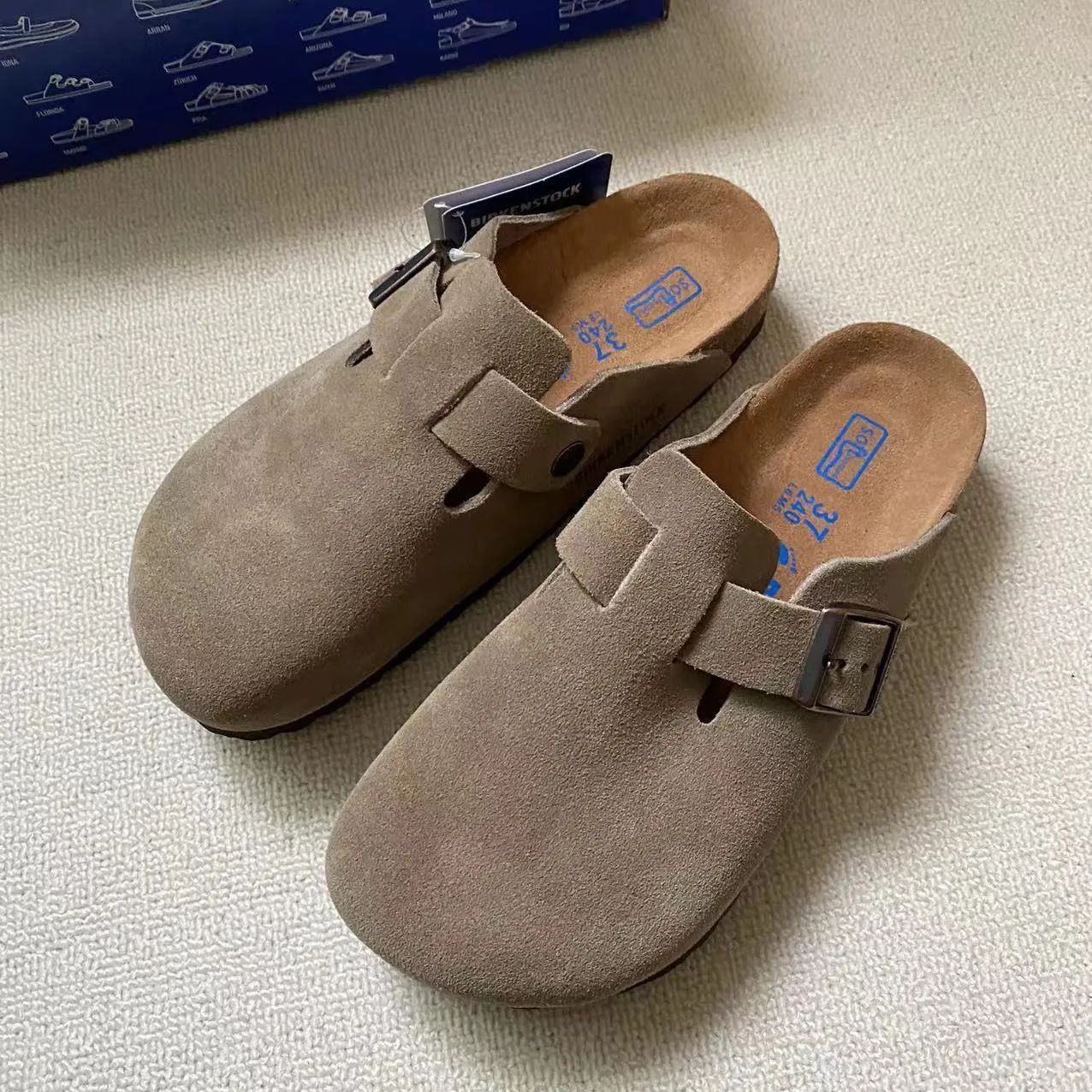 新品、未使用 BIRKENSTOCK ビルケンシュトックボストンスエード 