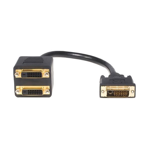高品質，お買い得 StarTech.com DVI-D分岐ケーブル ブラック 30cm DVI Dオス×1-DVI Dメス×2 DVISPL1DD1本 その他ケーブル