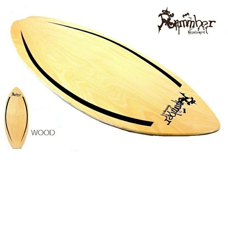 スキムボード　新品未使用木製 ウッド Rammber 楽天市場】 ウッド スキムボード RAMMBER SKIM BOARD / WOOD PRO