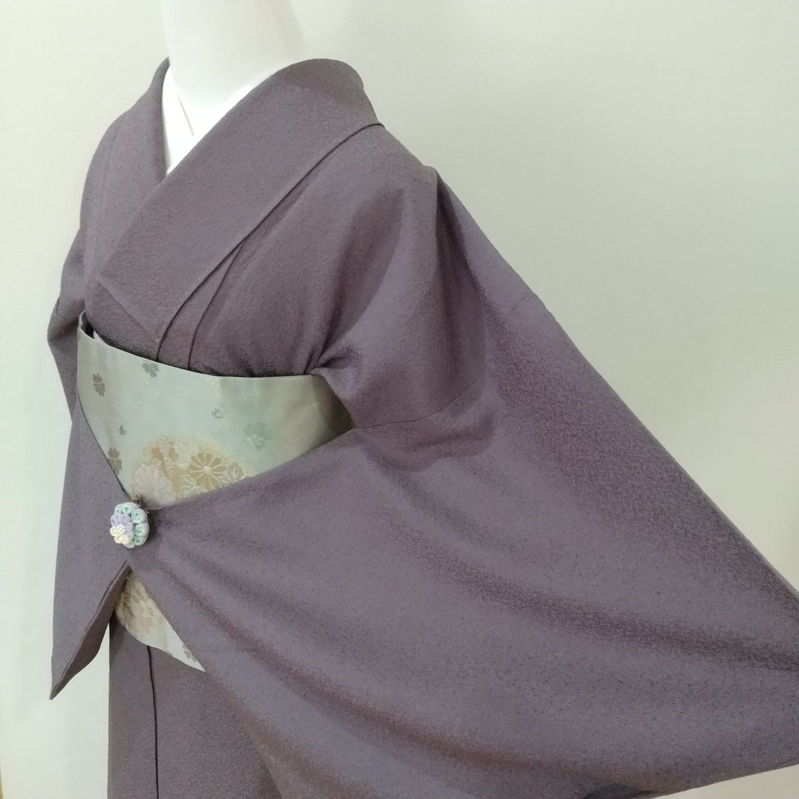 落款入り江戸小紋鮫小紋七五三卒業式お茶席にもやまと誂え