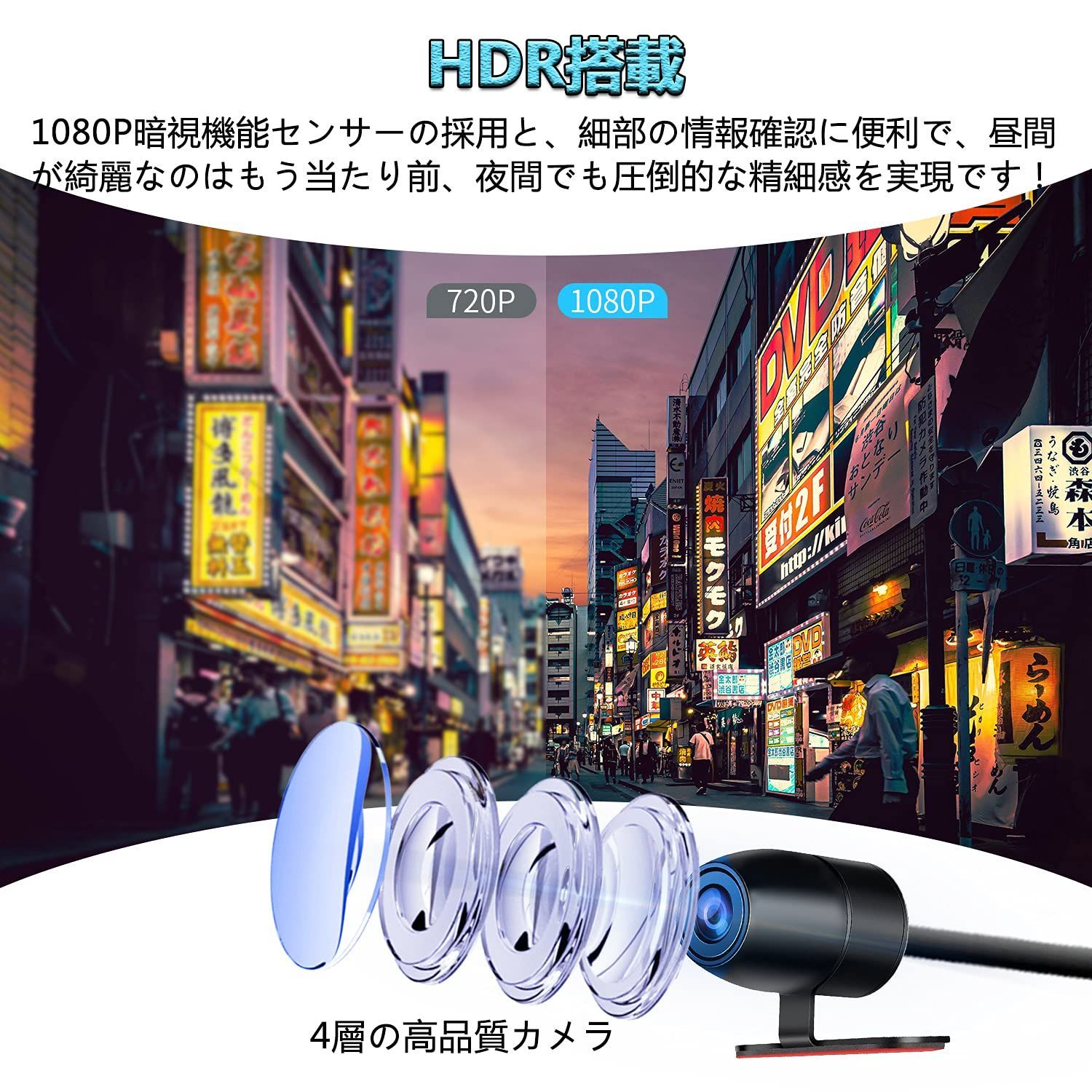 煽り運転対策 日本語取扱説明書