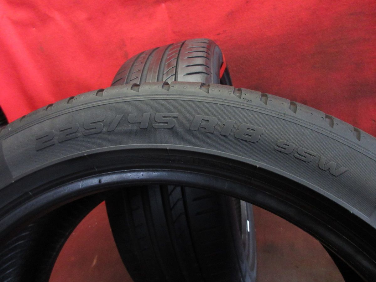 2本 タイヤ 225/45R18 ピレリ PIRELLI ☆12100T-