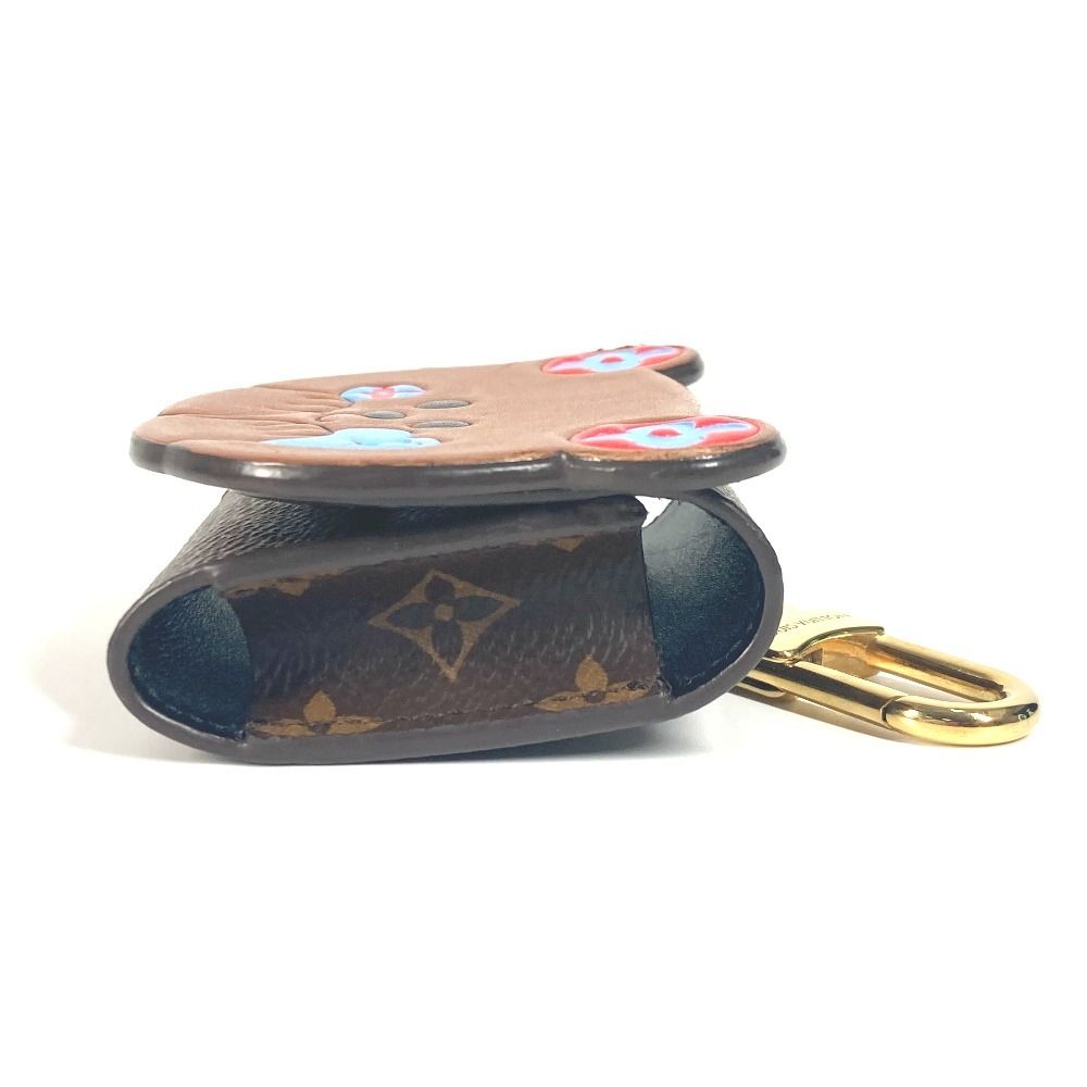 ルイヴィトンバックチャーム イヤホンケース ルイヴィトン キーチェーン / LV cute 猫ポーチ イヤホンケース