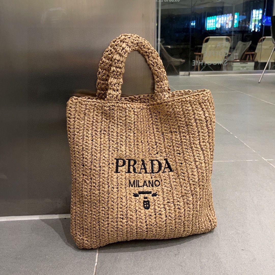 PRADA プラダ かごバッグトートバッグ