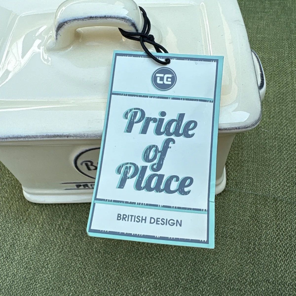 🇬🇧T&G butter case 】バターケース 入れ物 陶器 海外製品