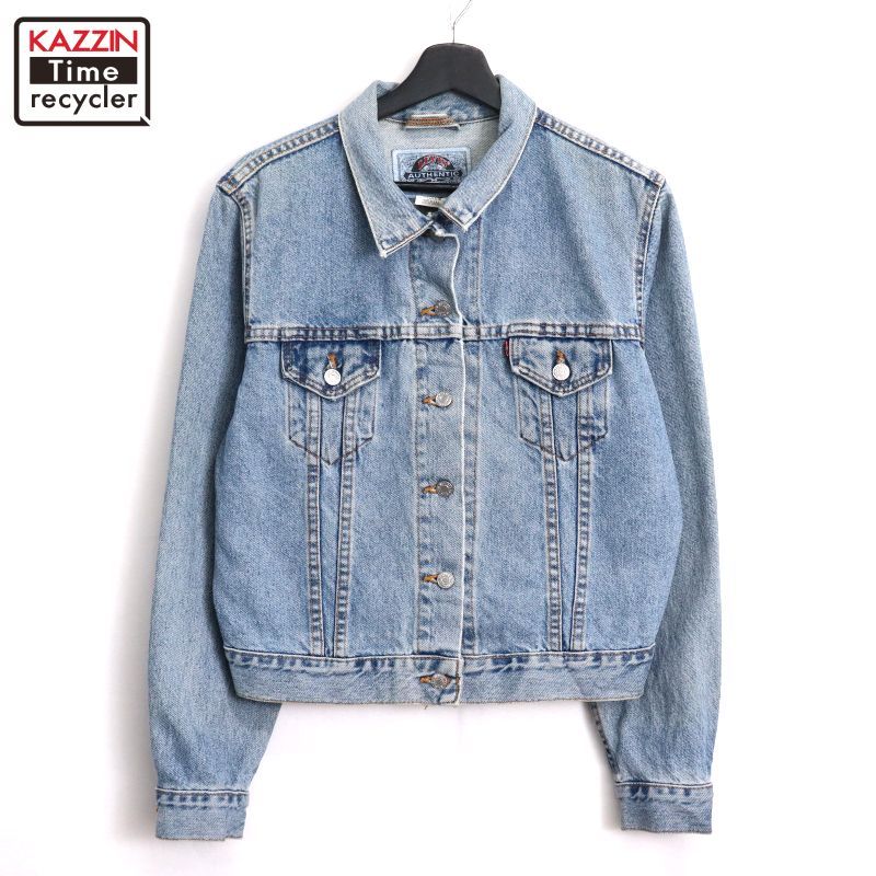 Levi's デニムジャケット Mサイズ 90s USA製 vintage Levi's 77597 デニムジャケット レディース 表記M