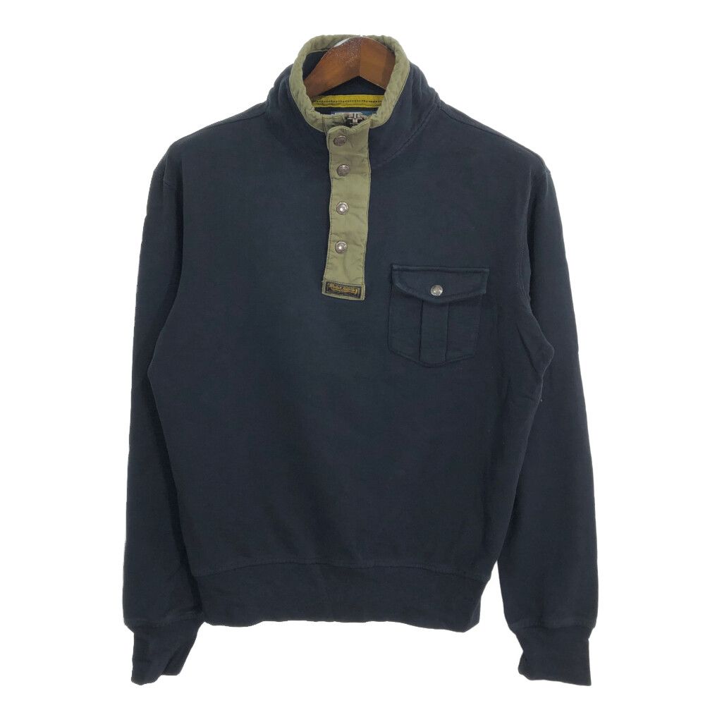 Polo by Ralph Lauren ポロ ラルフローレン スウェット ブラック(メンズ) 中古 古着 R3362