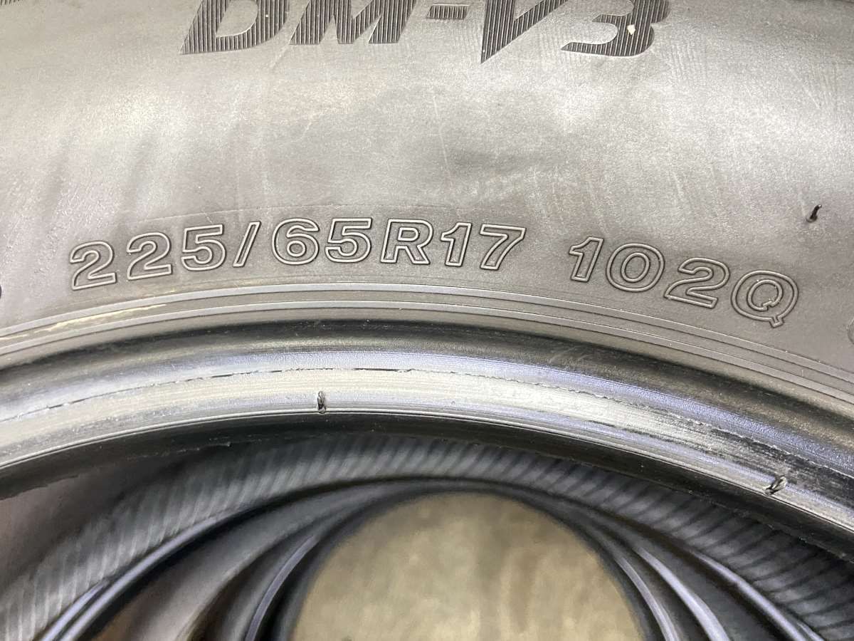 225/65R17 ブリヂストン ブリザック DM-V3 中古タイヤ スタッドレス