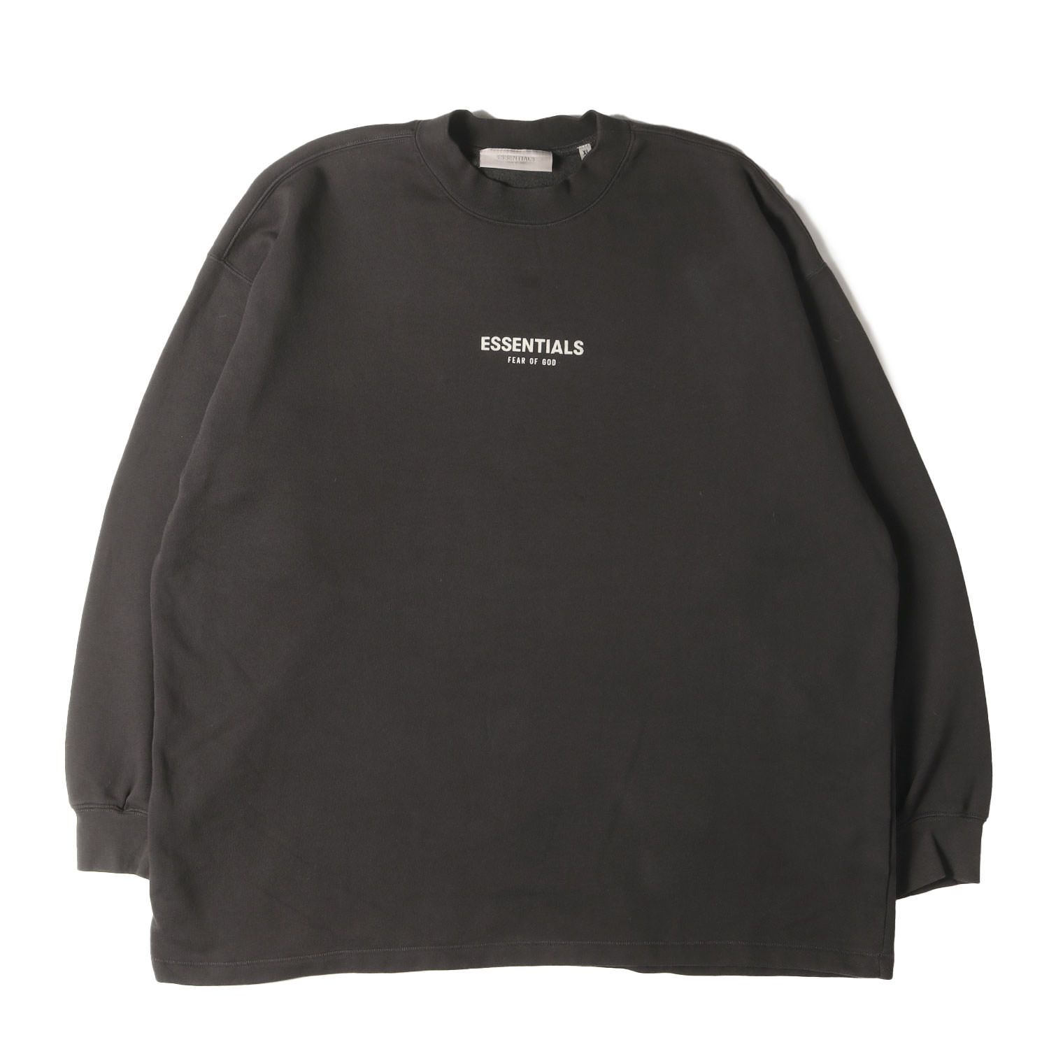 FOG エッセンシャルズ ヘンリー ラグビー スウェットシャツ 黒 XL FEAR OF GOD フィアオブゴッド スウェット ブラック系 黒 サイズ
