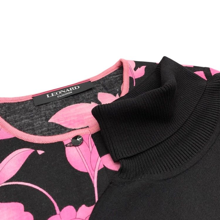 レオナール LEONARD ウール・シルク アンサンブルニット LEONARD