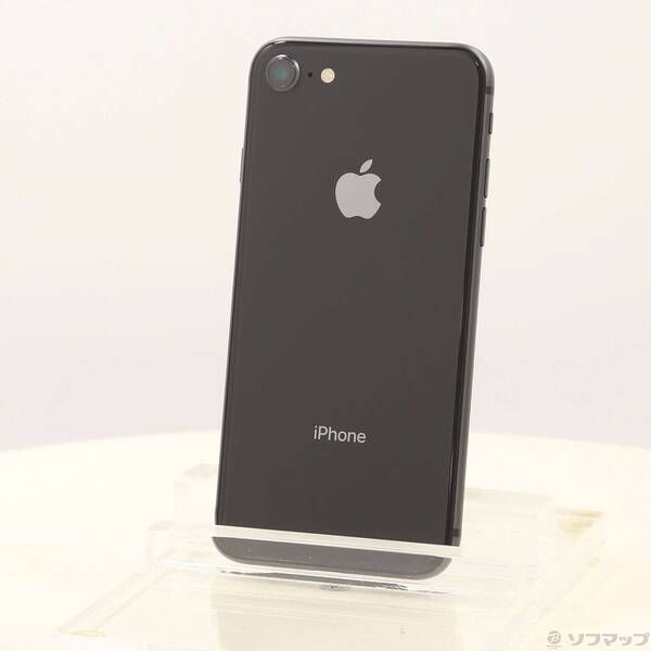 スマートフォン・携帯電話 〔品〕 iPhone8 64GB スペースグレイ MQ782J