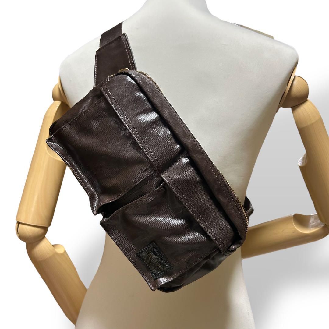 未使用級美品！PORTER ポーター フリースタイル ボディバッグ