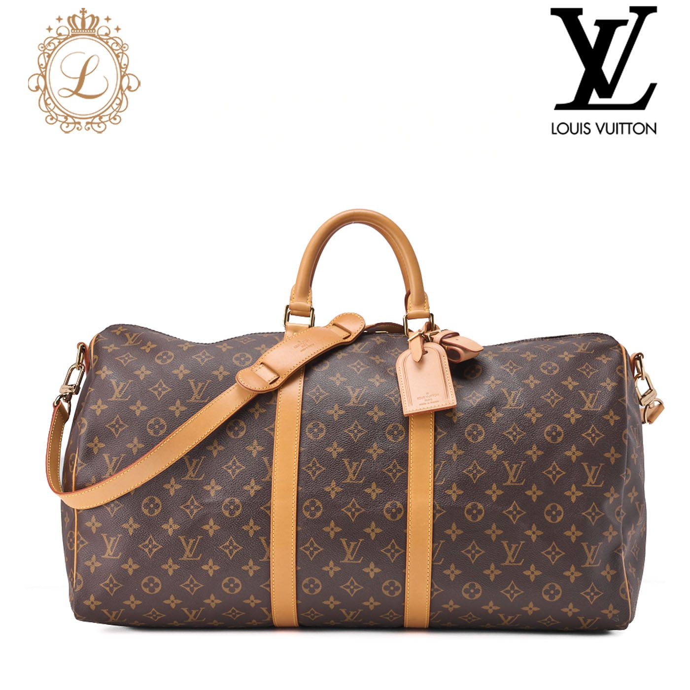 鑑定済☆ルイヴィトン　キーポル45 モノグラム　ボストンバッグ　ブラウン美品 楽天市場】LOUIS VUITTON ルイヴィトン モノグラム キーポル
