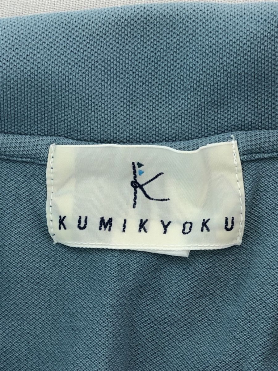 KUMIKYOKU 組曲 ポロシャツ size2/水色 ■◆ レディース