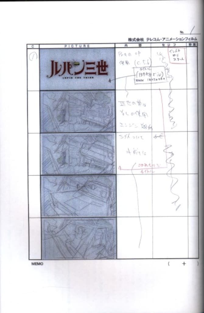 ルパン三世 テレコム・アニメーションフィルム原画集 C*i様 ANIMATION