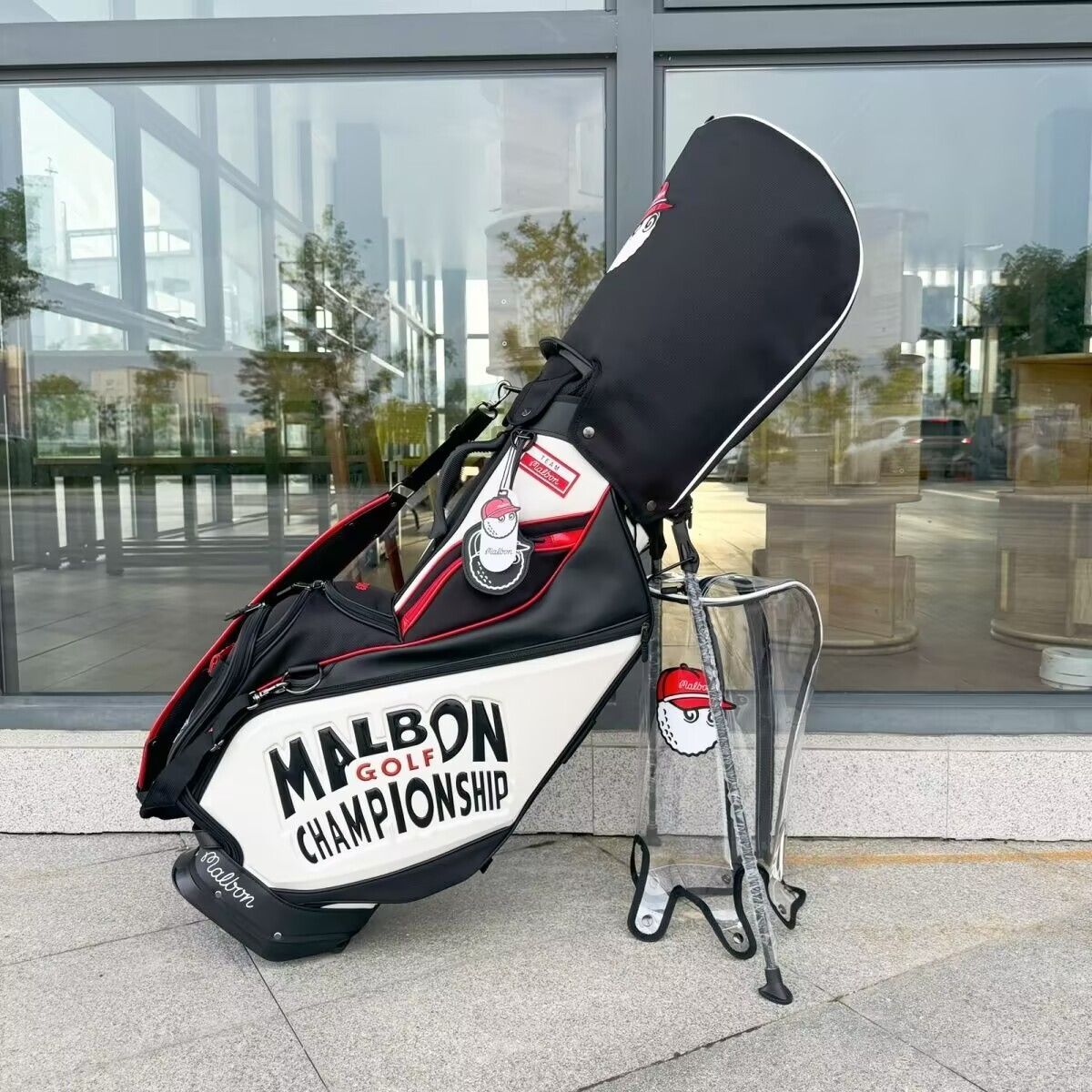 マルボンゴルフ malbon golf キャディバッグ スタンド型 ９インチ 608