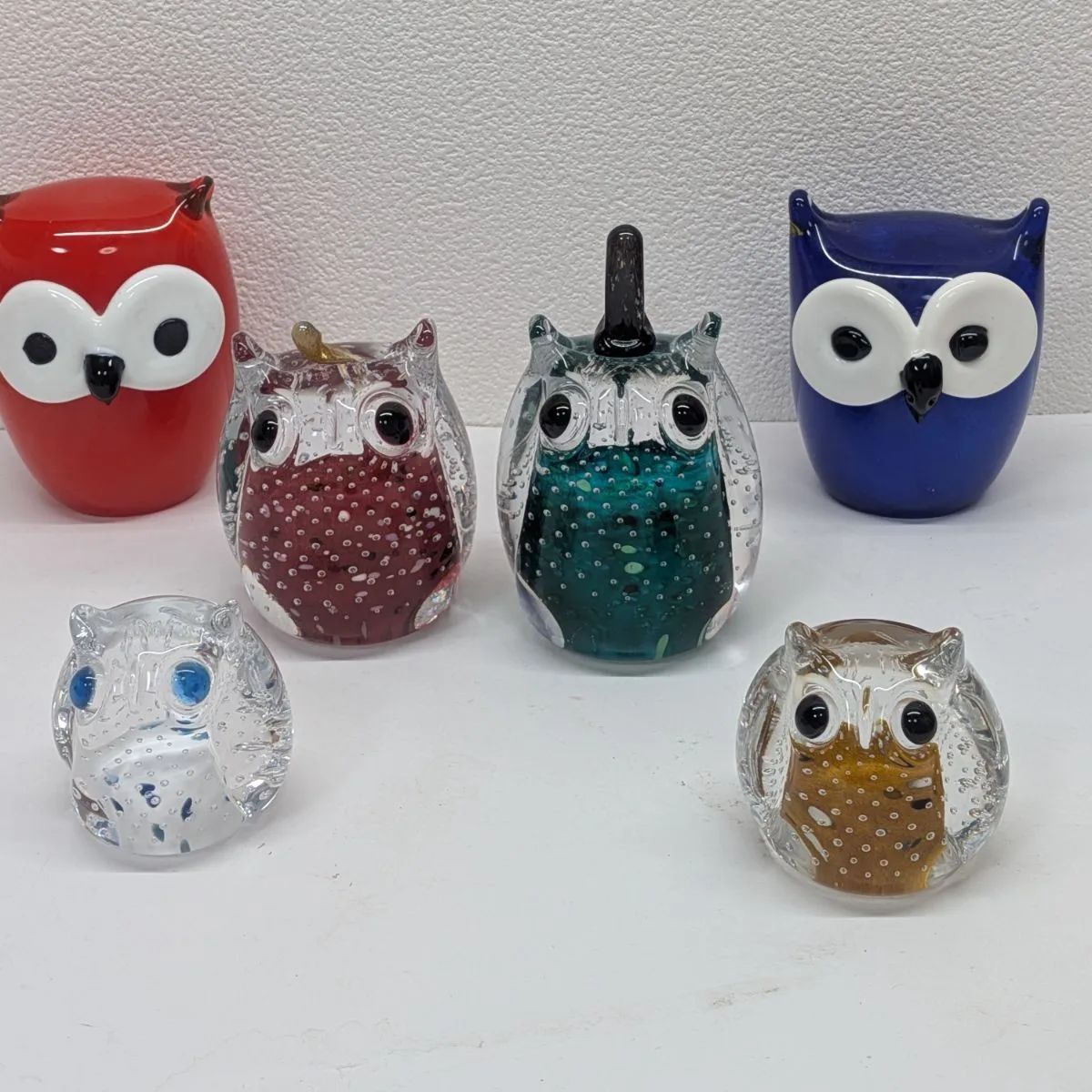 フクロウ 梟 ふくろう ガラス細工 硝子細工