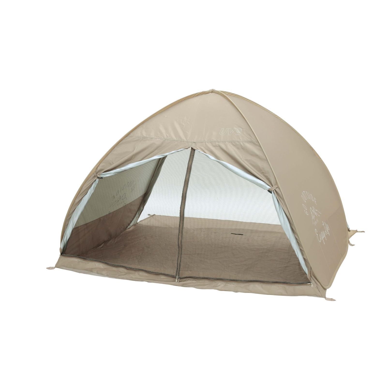 UVカット ビーチ ワンタッチ 1～2人用 3 4人用 フルクローズ ポップアップテント テント キャリーバッグ付属 STAG キャプテンスタッグ CAPTAIN OLIVEOS_COM_TR