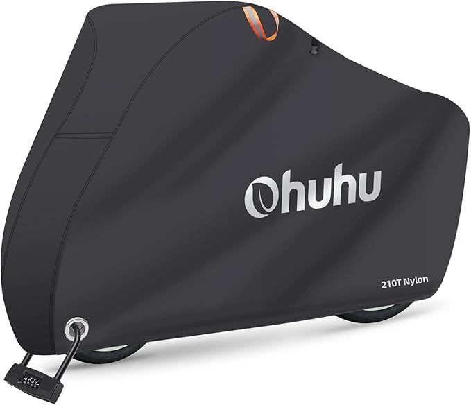 Ohuhu 自転車カバー 防水 厚手 破れにくい Ohuhu 自転車カバー 防水 厚手 破れにくい 210T 190T雨避け UV