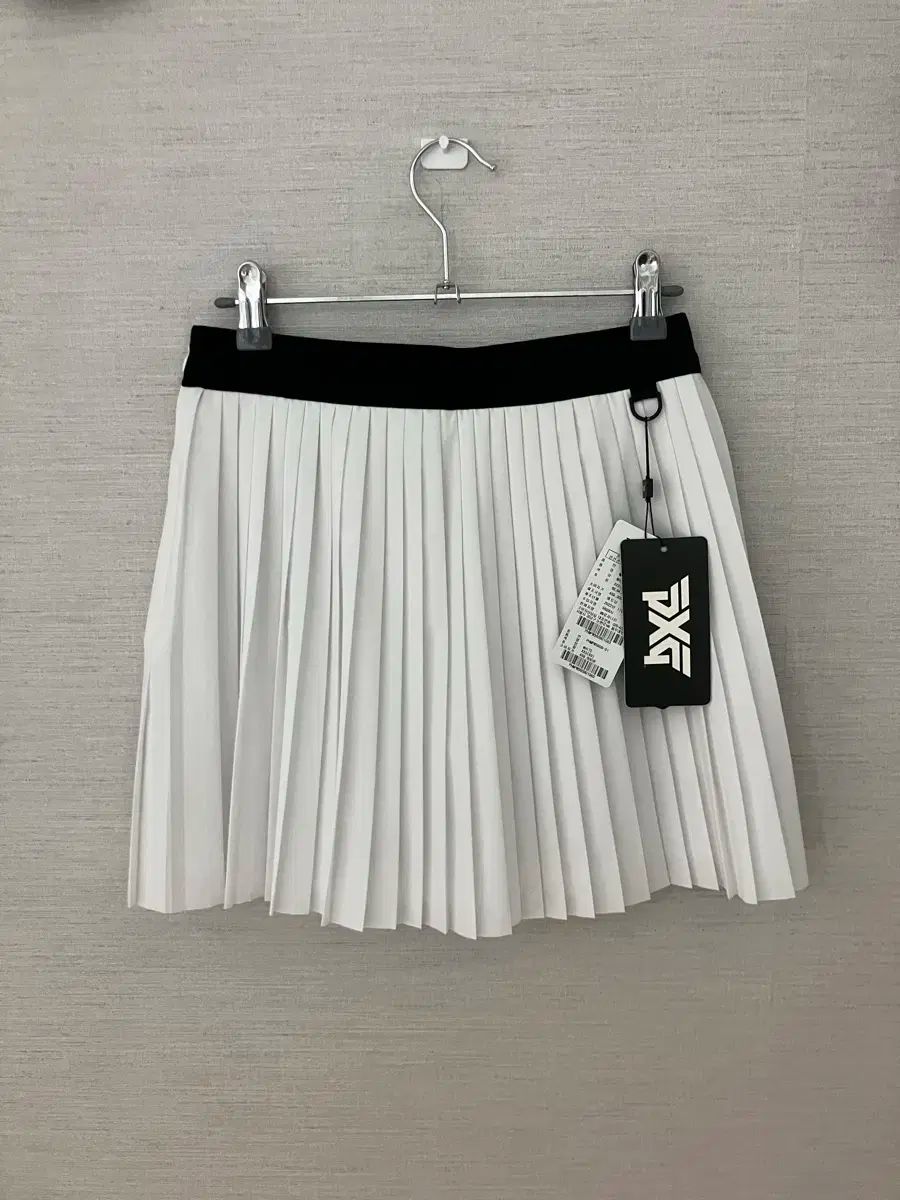 韓国PXG ブラック チェック プリーツスカート 新品 韓国PXG ブラック
