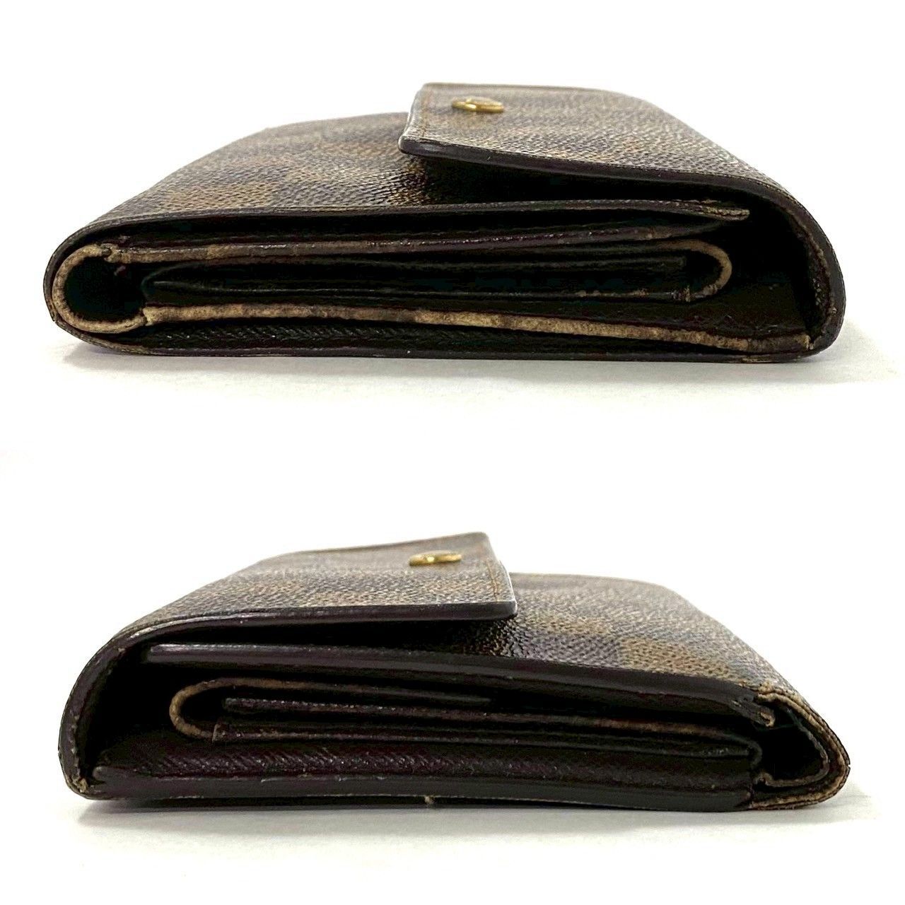 ルイヴィトン ダミエ ポルトトレゾールエテュイパピエ 3つ折り財布 正規品 本物 美品✨️ルイヴィトン ダミエ ポルトトレゾール エテュイ パピエ