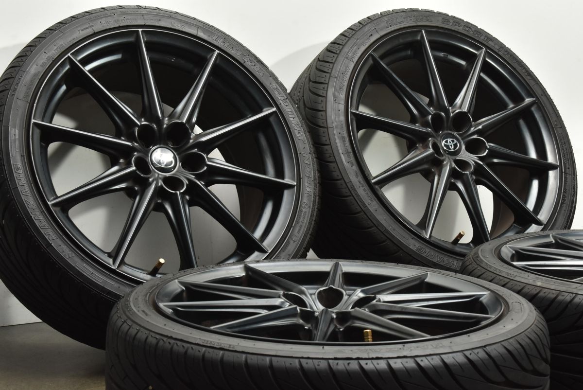 製 超バリ溝 トヨタ GR86 RZ 純正 18in 7.5J 48 PCD100 ナンカン ウルトラスポーツ NS-II 215 40R18 BRZ インプレッサ プリウス