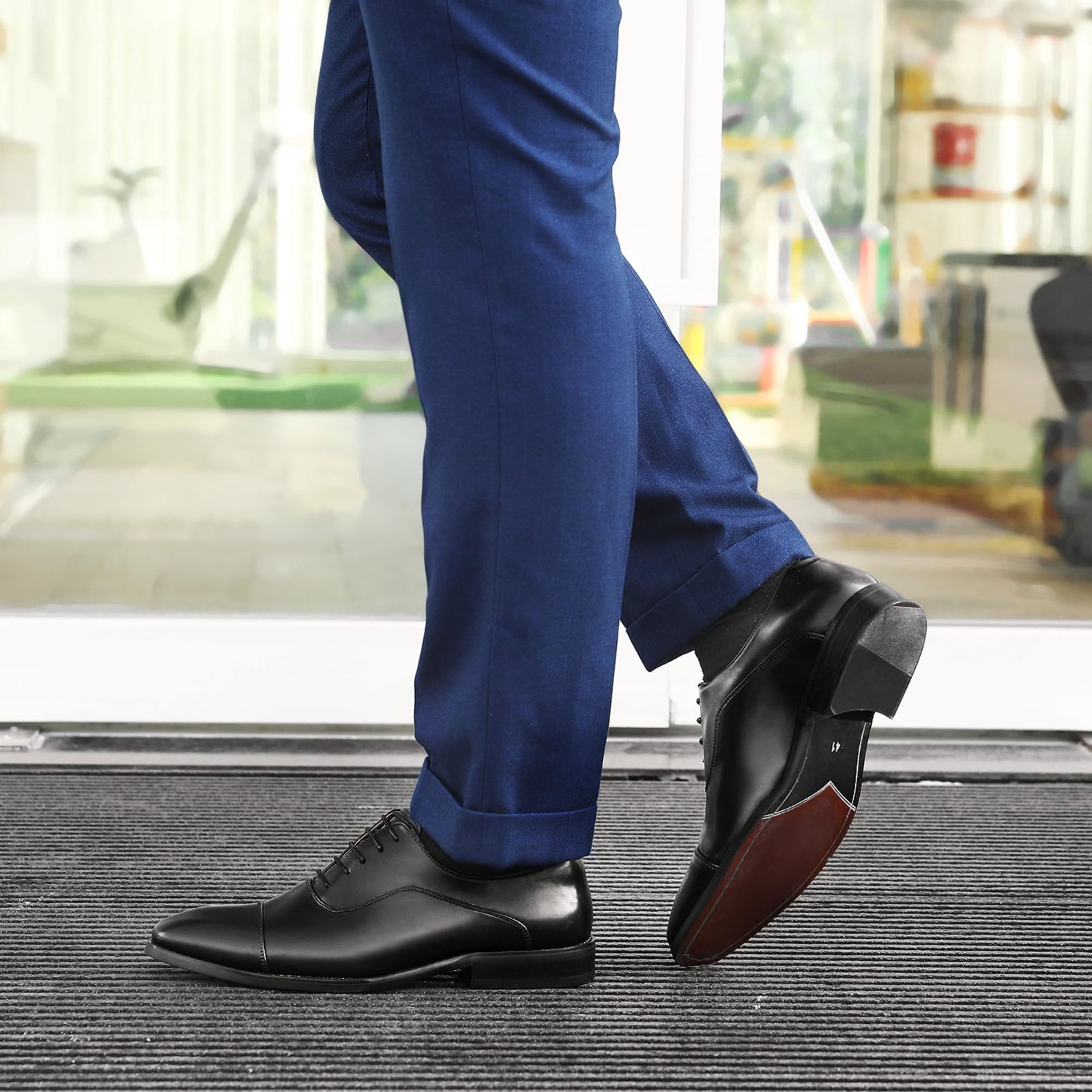 ビジネスシューズ メンズ 紳士靴 フォーマル 本革 ドレスシューズ ストレートチップ プレーントゥ レースアップ 靴紐 靴 メンズシューズ 柔らかい 超希少☆定価11万超 本革 レザーシューズ メンズ ビジネスシューズ