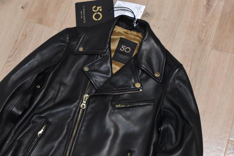 大草直子愛用美品 チンクアンタ ラムレザー ライダース