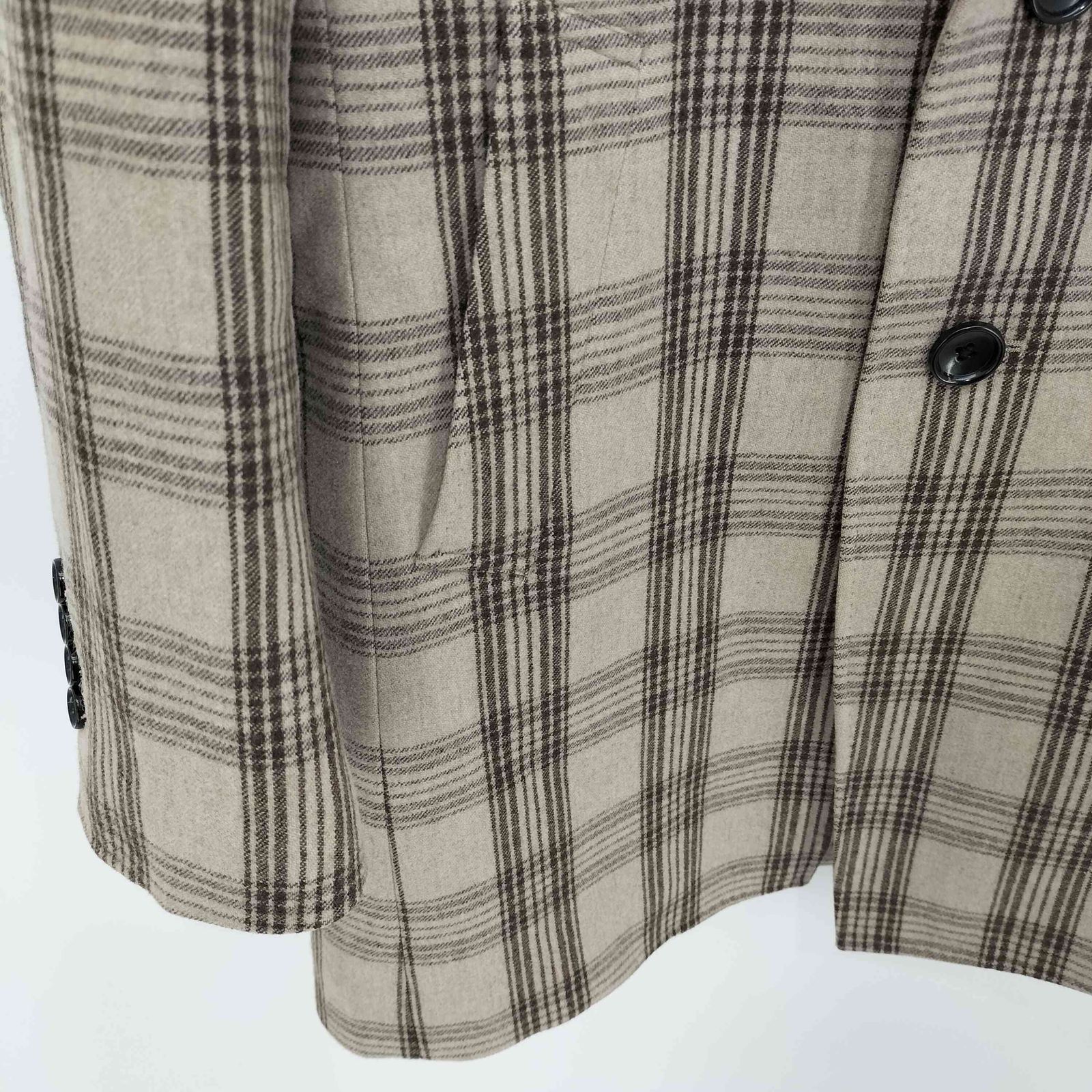 美品 スーツセレクト マルゾット チェスターコート ベージュ