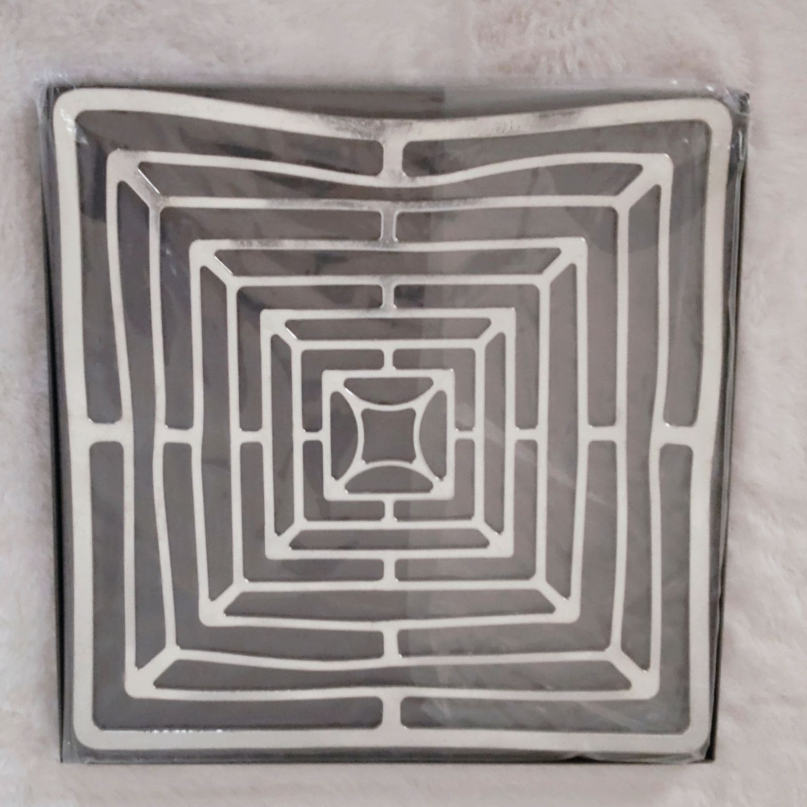 能作 かご 小物入れ KAGO スクエア L NOUSAKU 錫 新品未使用 Lサイズ